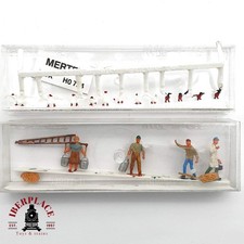 ♻️ 2. Hand - Merten 2x 2258 724 Figuren Gänse Tiere, Händler Spur H0 1:87 EH09