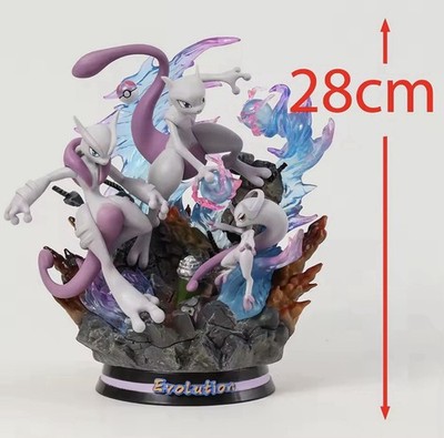 Pokemon Evolution Charizard Charmander Mewtwo Mew PVC-Figur 