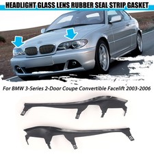 Scheinwerfer Dichtung Dichtlippe für BMW 3er E46 Coupe Cabrio 03-06 LCI Facelift