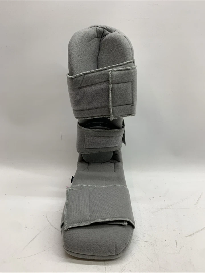 Leg Brace Support Splint Trigger Point Night Plus Stretch Wedges Soft Gray Large - Image 3 of 4