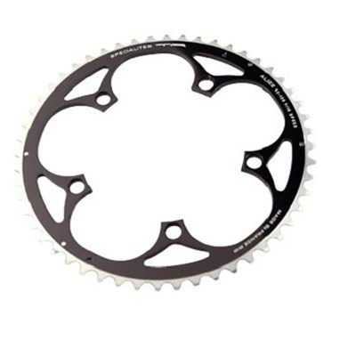 Plateau De Vélo Route MICHE 135 Mm Noir 46 Dents - 5 Branches (compatible Campagnolo)
