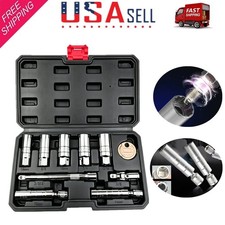 10pcs 38 Drive Magnetic Swivel Spark Plug Socket Set Cr-v 58 1316 14mm 16mm 10pcs 38 Drive Magnetic Swivel Spark Plug Socket Set Cr-v 58 1316 14mm 16mm
