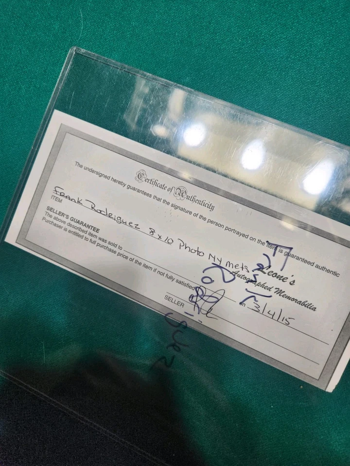 Francisco Rodriguez Signed 8x10 Glossy Photo KROD New York Mets Autographed Foto 2 de 2