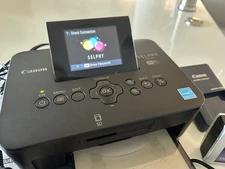 Canon SELPHY CP910 Digital Compact Photo Printer Wi-Fi Printing - Black 