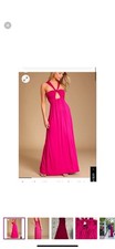 Lulus Vibrant Halter Dress Size Xs
