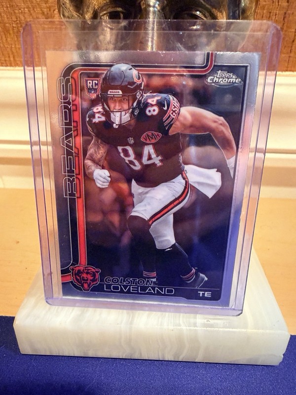 2025 Topps Chrome - Rookies Colston Loveland #345 (RC)