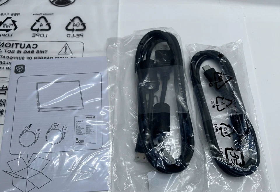 VA1655 15.6 Inch 1080p FHD IPS Portable Monitor with Built-in Stand, 60W USB ... - Image 4 of 4