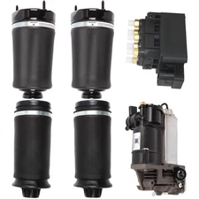 6Pcs Front Rear Air Bag Spring Compressor Pump Valve Block Kit For Mercedes-Benz