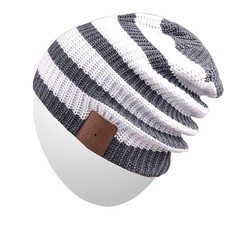 Washable Bluetooth Beanie Hat Wireless Stereo Headphones BuiltIn Mic