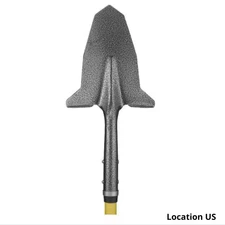 SHLF2 58" Garden Spade Shovel - Digging Shovel with a 9" x 11" Beveled Blade