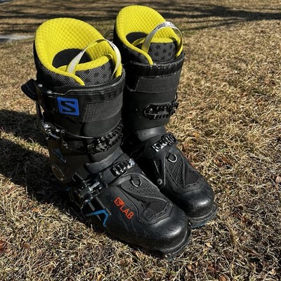 Salomon MTN Lab Spine 120 Ski Boots - Black Yellow Blue - Mondo 25/25.5 - 291mm