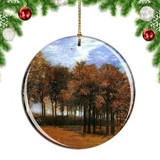 Van Gogh Autumn Landscape Nuenen Paintin Christmas ornament city travel souvenir