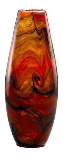 Caramel Swirl 13in. Large Italian Vase - Picture 1 of 1