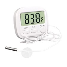 Digital Aquarium Water Thermometer with Large LCD Screen, Measurement Range
