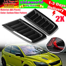 L+R Universal Lufthutzen Lufteinlässe RS Hutzen Tuning Lufteinlass Carbon Fiber.