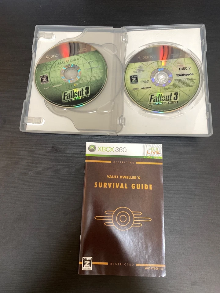 Fallout 3 FO3  Game of the year Edition GOTY Import Japan Xbox 360 Japanese ver. - Image 2 of 4