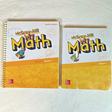 McGraw-Hill My Math Grade K Vol 1 Teacher Edition  Student Workbook Set