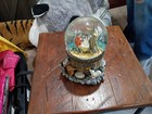 Christmas Village Snow Globe with LED Light and Rotating Scene
