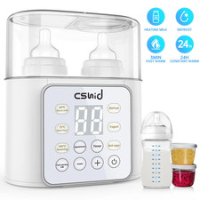 Baby Bottle Warmer, 9-In-1 Fast Milk Warmer Babies Food Heater  Defrost