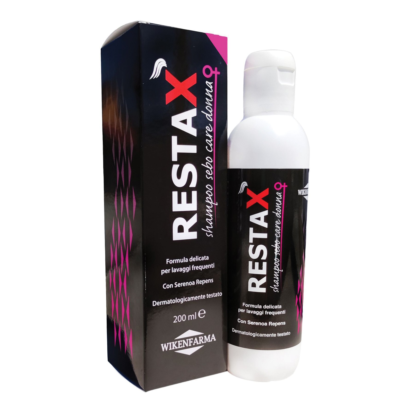 Restax Shampoo Sebo Care Donna 200ml - Trattamento Sebo-Equilibrante