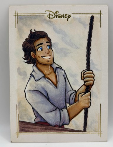 Halsey Camera 2025 Topps Chrome Disney Sketch Artist card