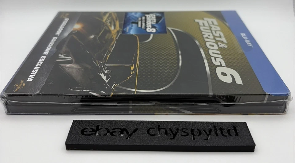 FAST AND THE FURIOUS 6 - Blu-Ray Steelbook - Italian IT - Letter Series U - Image 4 of 4
