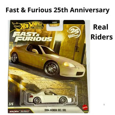 Hot Wheels Premium Fast  Furious Honda Del Sol 1994 25th Anniversary Diecast