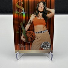 Nika Mühl 2025 Leaf Metal Women of Sport #/7 Orange Slay SB-22