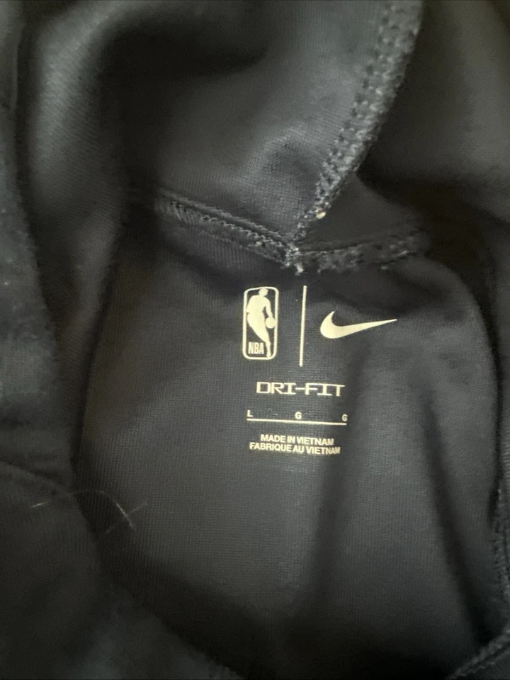 NBA Spotlight Auténtica Sudadera con Capucha Dallas Mavricks Azul y Gris Foto 2 de 3