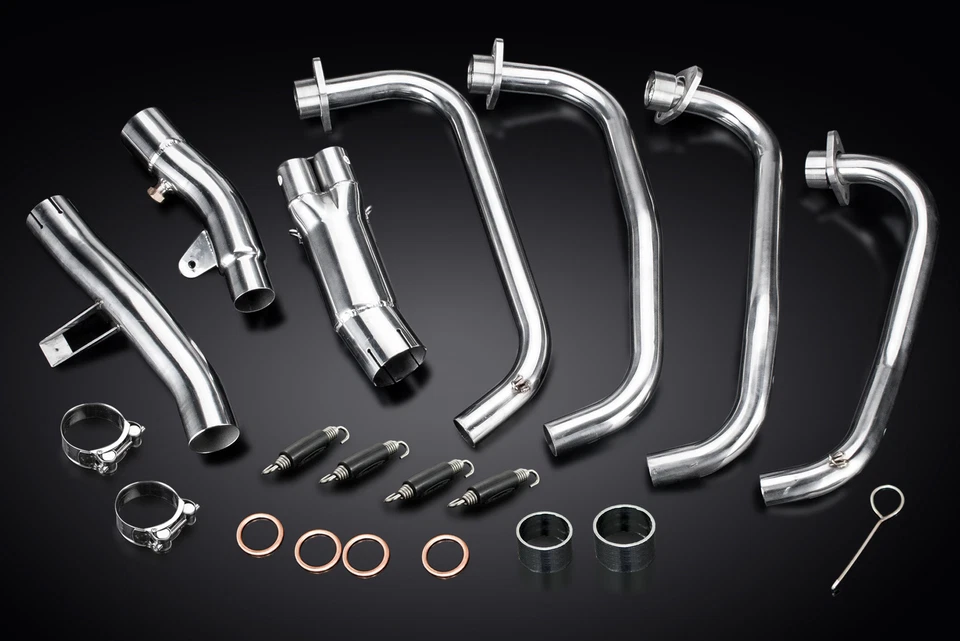 Tubos de escape Honda CB1100A 2013-2014 Delkevic 4-1 cabeçalhos de aço inoxidável - Imagem 3 de 4