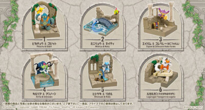 Pokemon Diorama Collection Old Castle Ruins 1x Figur OVP Re-Ment Japan Blindbox