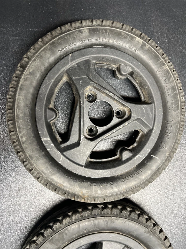 PAIR 12 1/2 × 2 1/4 Drive Wheels Tires Quantum Edge 3 Stretto PR1MO WHL1806954 - Image 2 of 4