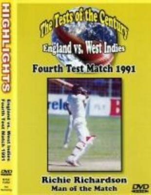 ENGLAND VS WEST INDIES FOURTH CRICKET TEST MATCH 1991 117MINS (DIGITAL)