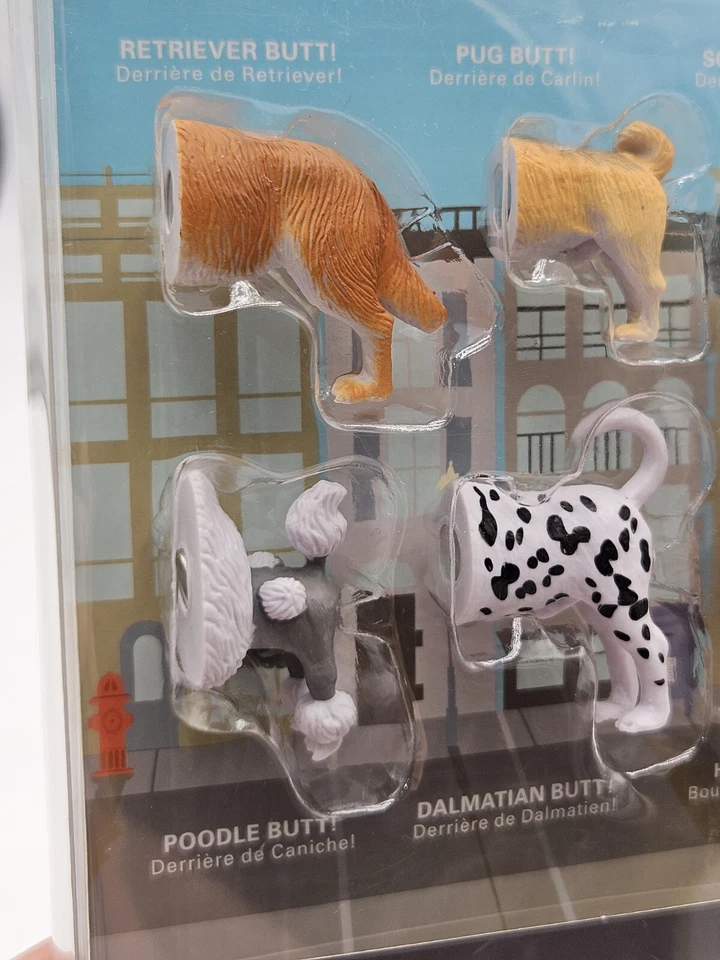 全新 6 狗 Butt Magnets Retriever Pug Scottie Dalmatian 贵宾犬防火栓 — 第 2/4 张图片