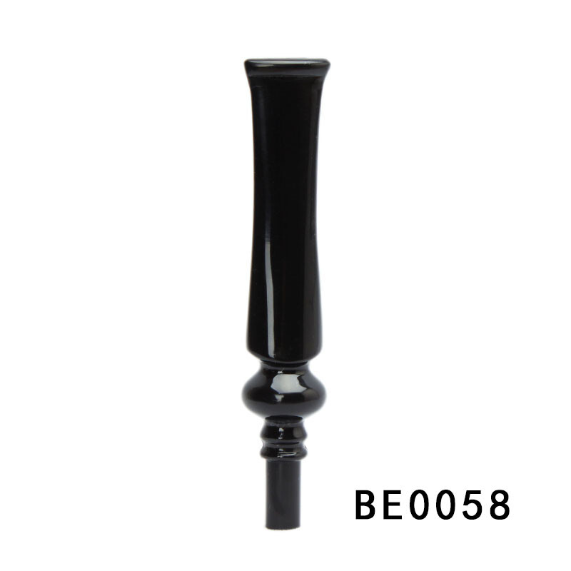 tobacco pipe mouthpiece HEYSONG Accessories Acrylic Stem Straight Saddle Style with Double Briar Trim Ring Pipe Stem for DIY Fit 3-7.2mm Filters HSBE0027 : Health & Household Briar Classic Toscano Mouthpiece -