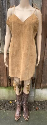 Damen Wilsons Leder Maxima Vintage Wildleder Western Style Kleid selten zu finden Gr. XXL