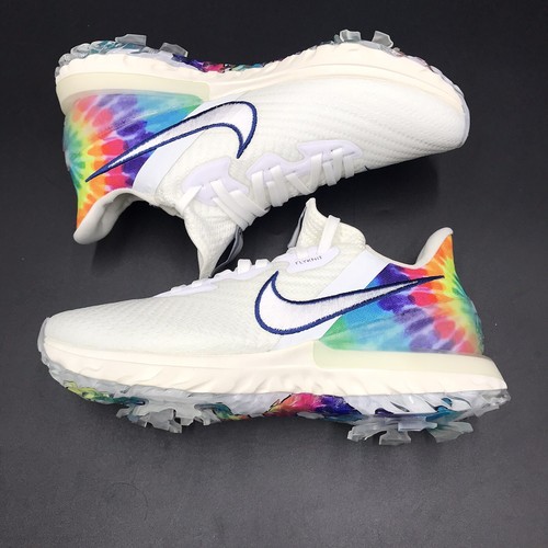 Nike Air Zoom Infinity Tour NRG Tie Dye Peace Love Golf CT3732-100 para hombre talla 4 - Imagen 3 de 12