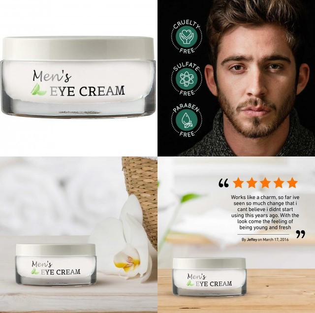 Natural Eye Cream for Men Best Mens Treatment Puffiness Dark