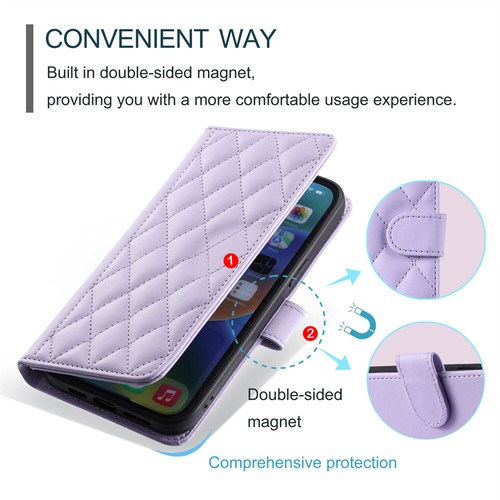 Leather Wallet Card Fashion Case Cover For iPhone 16 15 Pro Max 14 13 12 11 XR - Picture 8 of 83