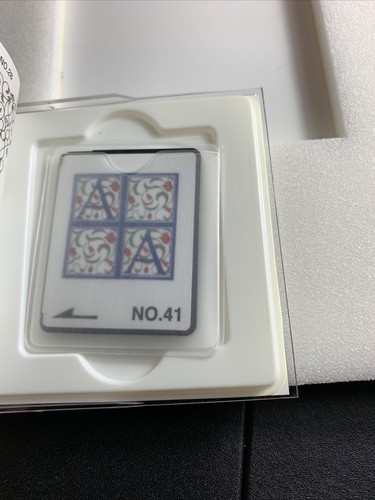 Nr. 41 Zahlen Stickkarte Bruder Bernina Babylock Buchstaben Monogramm Initialen - Bild 3 von 8