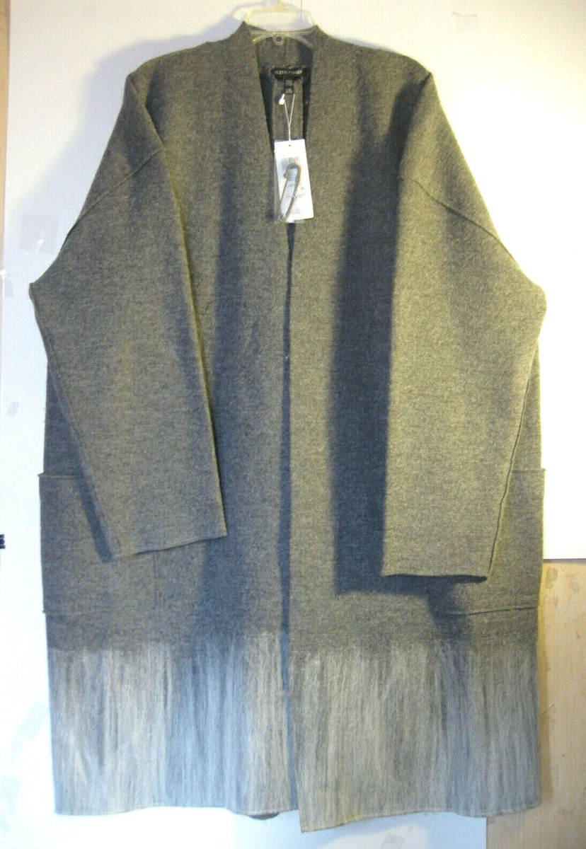 Boiled wool deals kimono coat