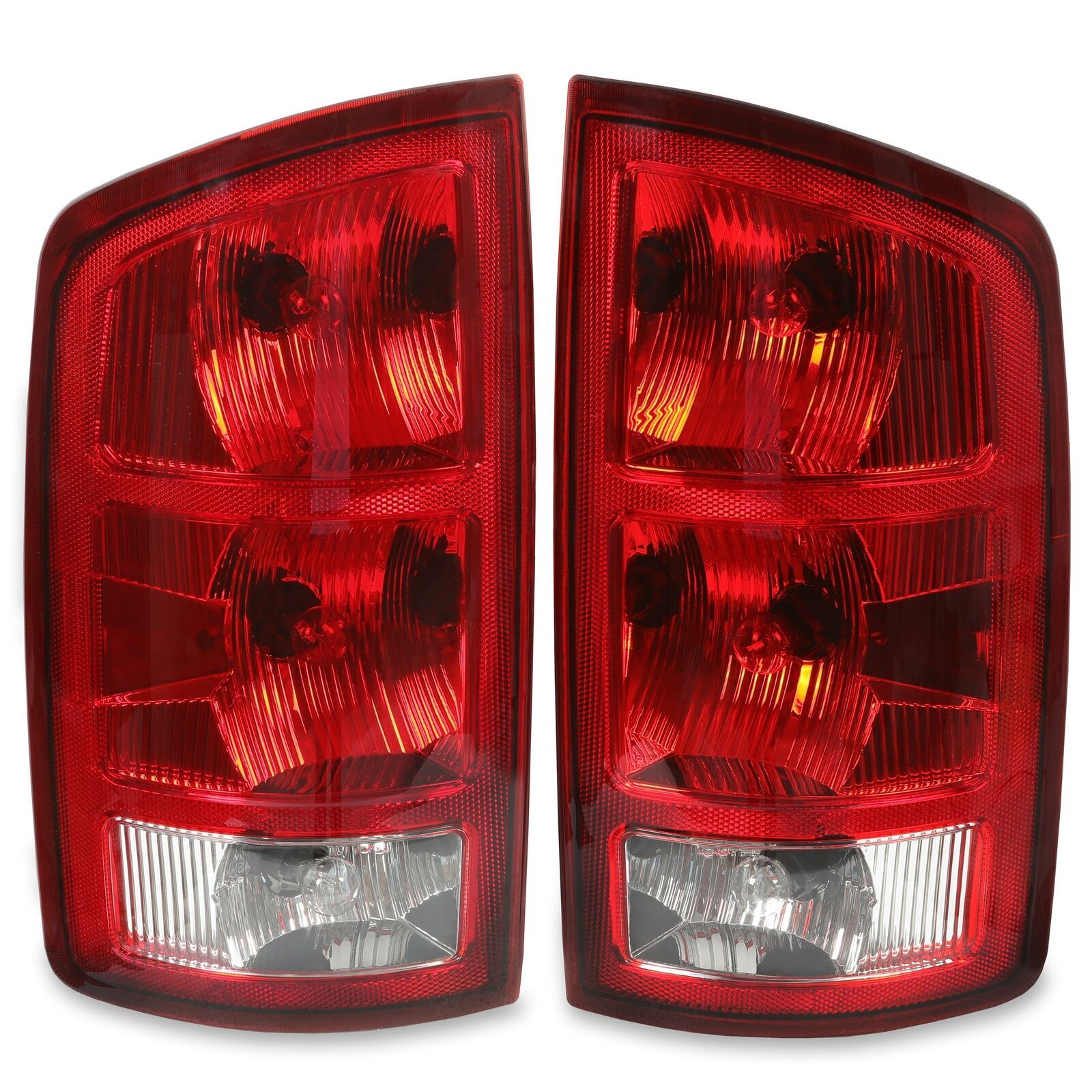 Left/Right/Pair Tail Lights w/Bulbs For Dodge Ram 1500 2500 3500 Pickup 02-2006