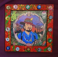 DR. JOHN Signed Giclee Print, New Orleans Louisiana Outsider Folk Art by DR. BOB