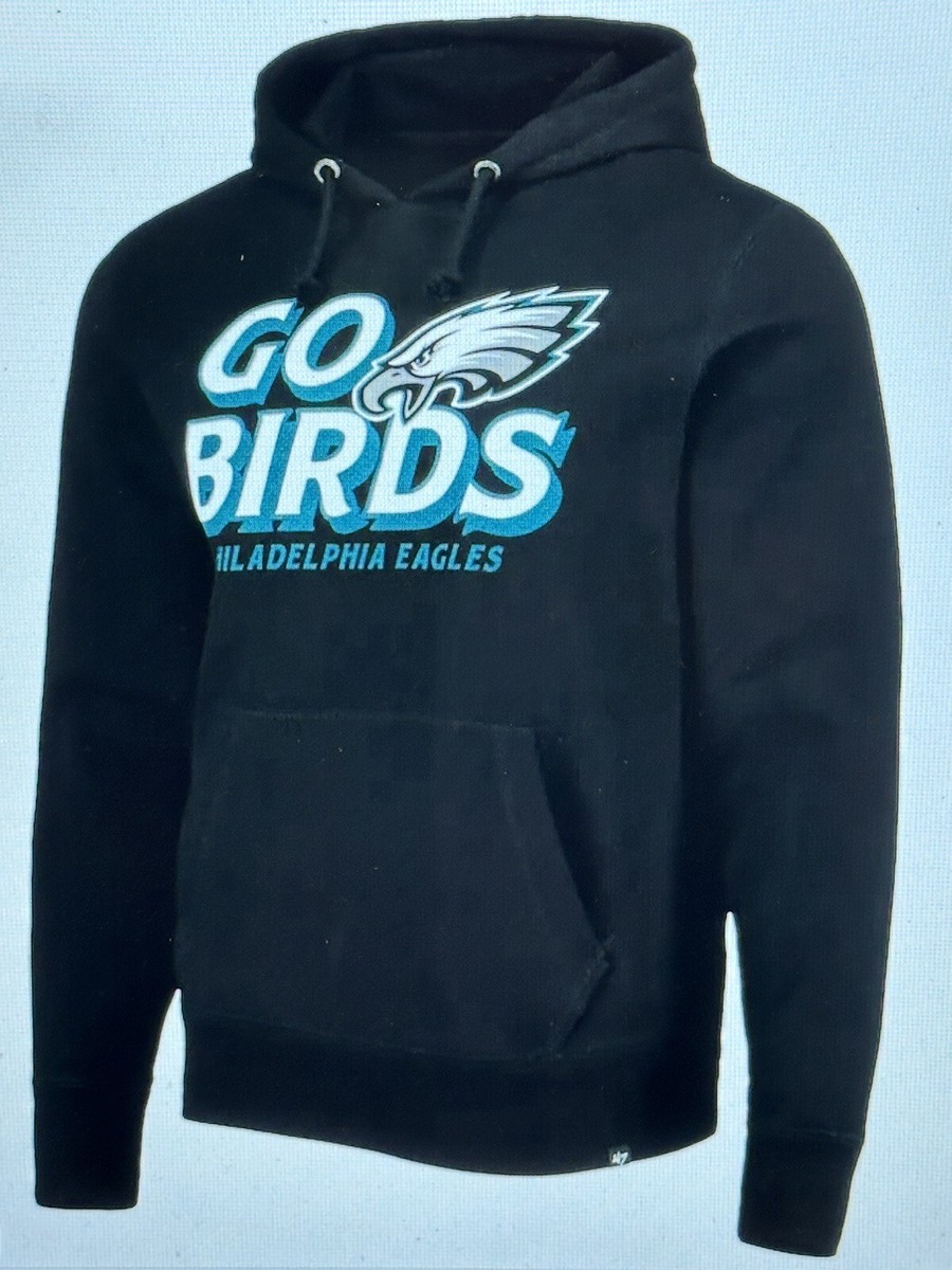 Philadelphia Eagles NFL Men's '47 Black Go Birds Headline Pullover