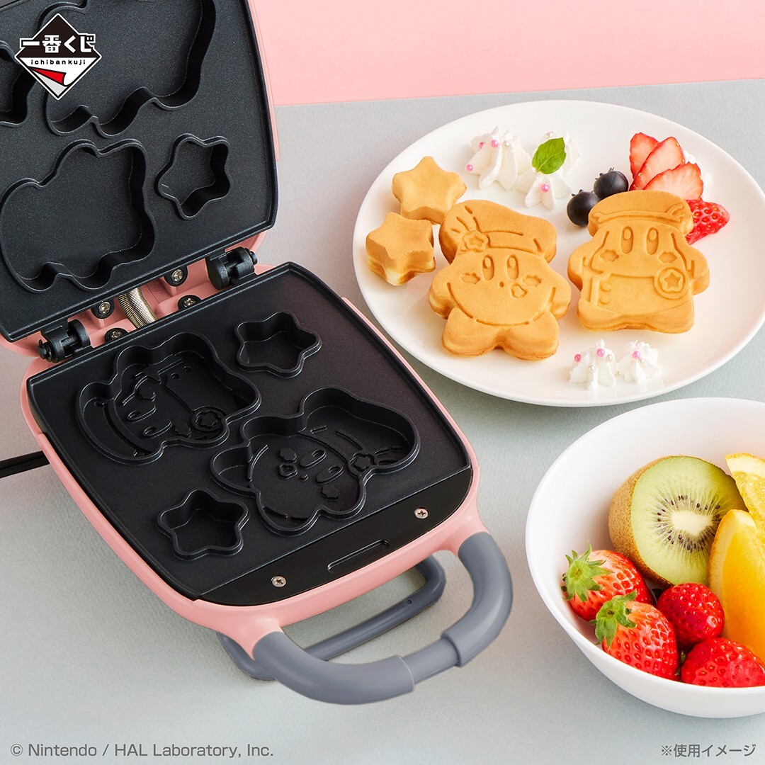 KIRBY CAFÉ ワッフルメーカー ピンク 一番くじ 星のカービィ【Kirby Café】 ワッフルメーカー - メルカリ
