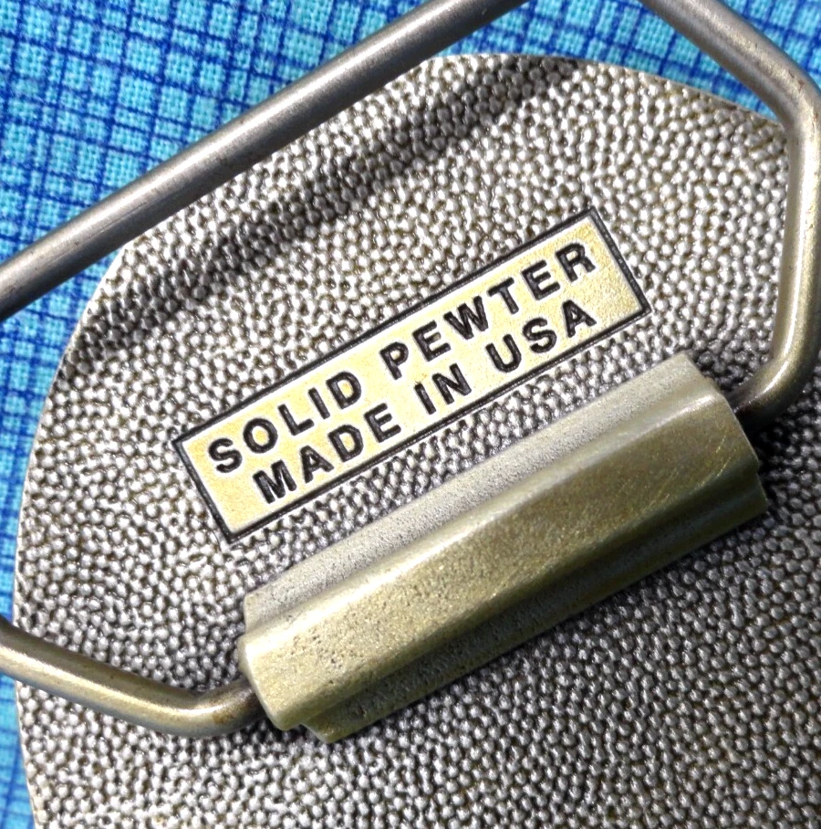 Coastal Transport Promo Belt Buckle Trucker Gull Logo Vtg 80s Pewter USA .GMP078 - Image 4 of 4