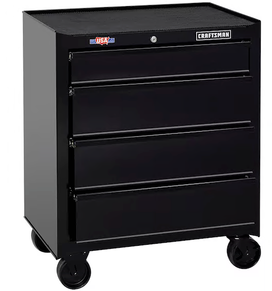 NEW CRAFTSMAN 1000 Series 26.5In X 32.5In 4Drawer Steel Rolling Tool