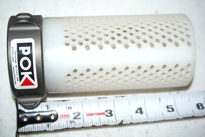 POK 08961 Fire Hose Inlet Filter Strainer 1.5'' NST-NH Threaded 5.25'' L x 2.25'' W