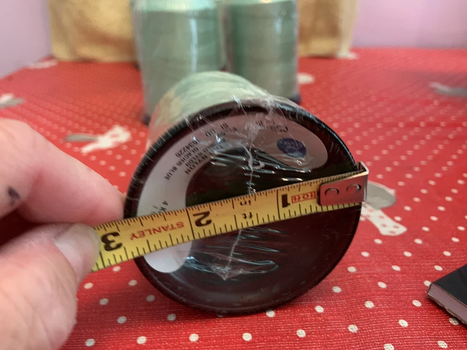 Coats Emb Thread Bonded Nylon Glacier Blue NEW Lot Of 6 See Label For Info - Image 4 of 4