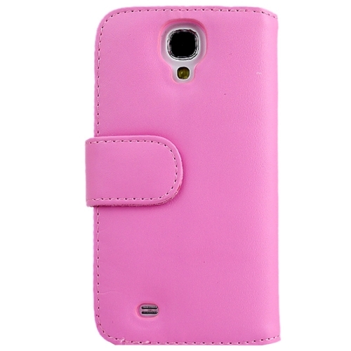 CUSTODIA COVER LIBRO SAMSUNG GALAXY S4 GT i9505 i9515 ROSA PINK PELLE PORTAFOGLI - Foto 2 di 7
